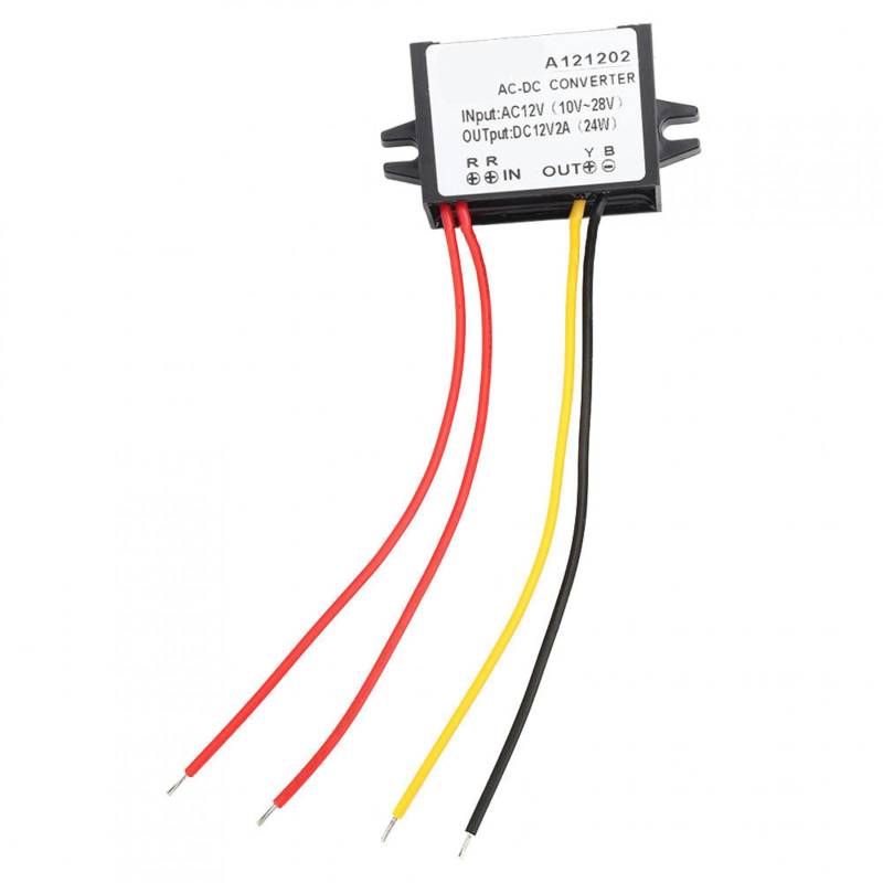 AC-DC Step Down Netzteilmodul, DC 12V Netzteil mit SMD-Komponenten, AC-DC Wandler für Autobildschirm und Monitorkamera(2A) von Tyenaza