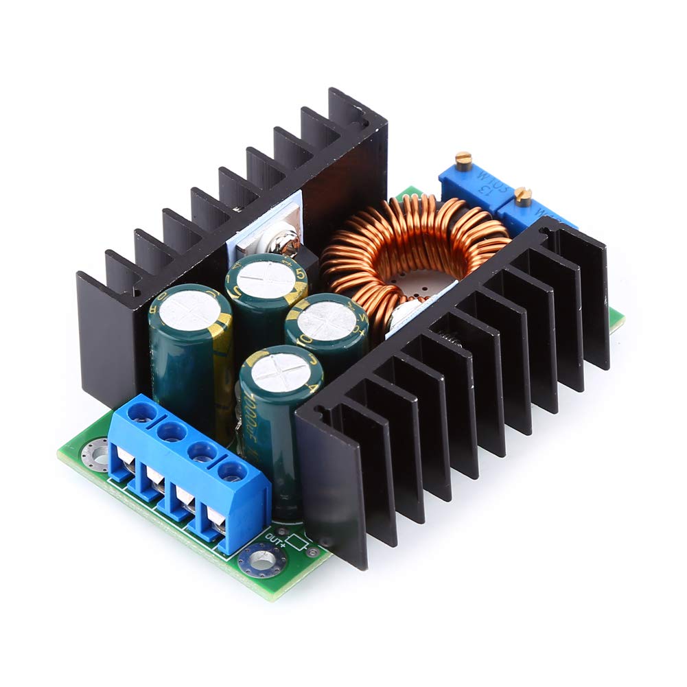 DC-DC Wandler Einstellbar, DC 0,8V bis 28V 0,2A bis 8A 300W Step Down Buck Converter Constant Current Converter 24V to 12V Adjustable Regulator Module von Tyenaza