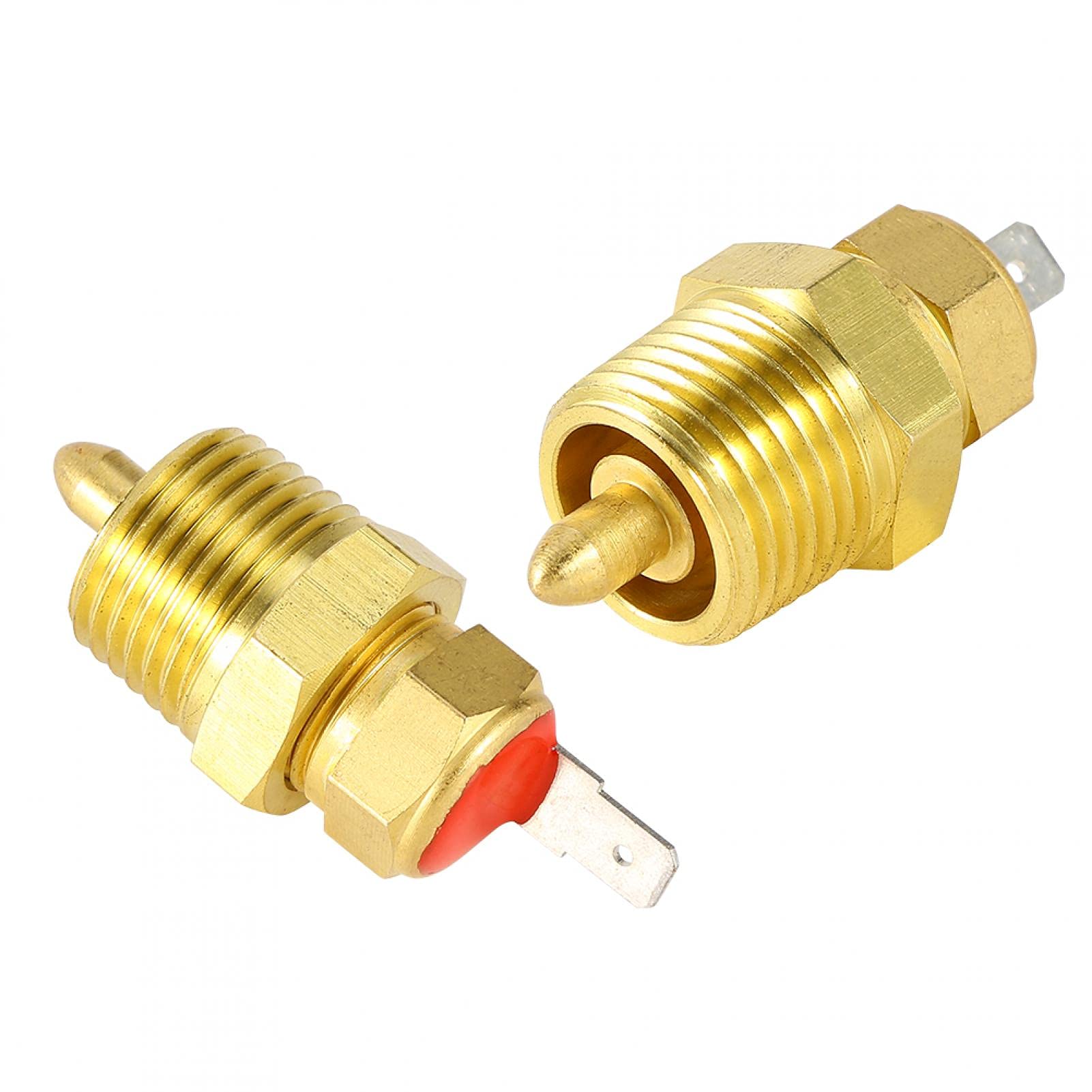 Lüfterthermostat Temperaturschalter, Elektromotor Kühlgebläse, Lüfterschalter Motor Gold 185 bis 175 Grad Elektromotor 3/8" Zoll von Tyenaza