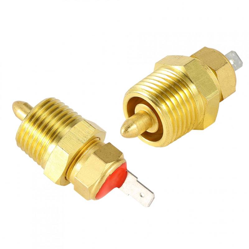 Lüfterthermostat Temperaturschalter, Elektromotor Kühlgebläse, Lüfterschalter Motor Gold 185 bis 175 Grad Elektromotor 3/8" Zoll von Tyenaza