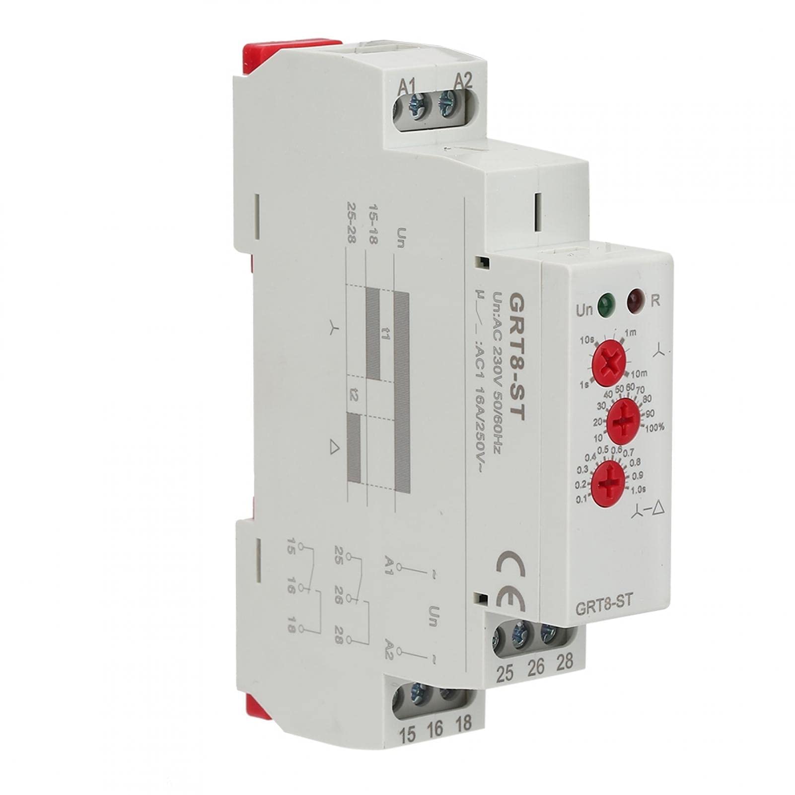 Star-Delta-Timer-Softstarter, GRT8-ST Verzögerung am Motor Star-Delta-Timer-Softstarter Delta-Relais-Motorstarter(AC380V,AC400V, AC415V) von Tyenaza