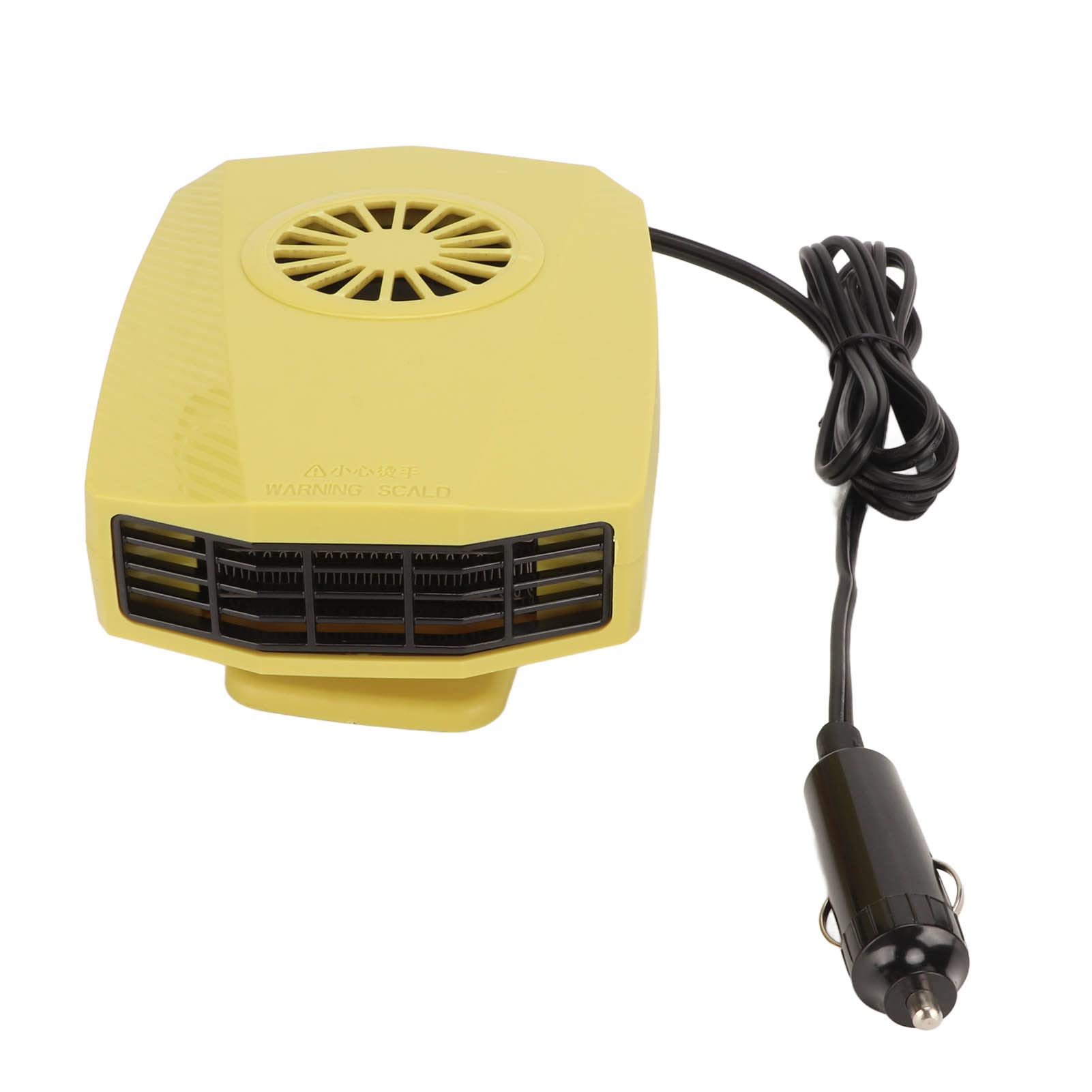 Tyenaza Auto-Heizung, in mehreren Winkeln einstellbar, schnelle Erwärmung, tragbarer Auto-Heiz- und Kühlventilator für alle Jahreszeiten, 12 V, 150 W (Yellow) von Tyenaza