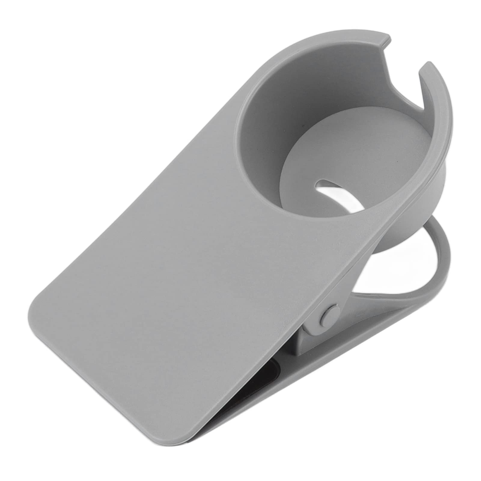 Tyenaza Cup Halter Clip, Schreibtischseitenglas Becher Flaschen Klemmständer Plastik für Home Office Lagerung (Grey) von Tyenaza