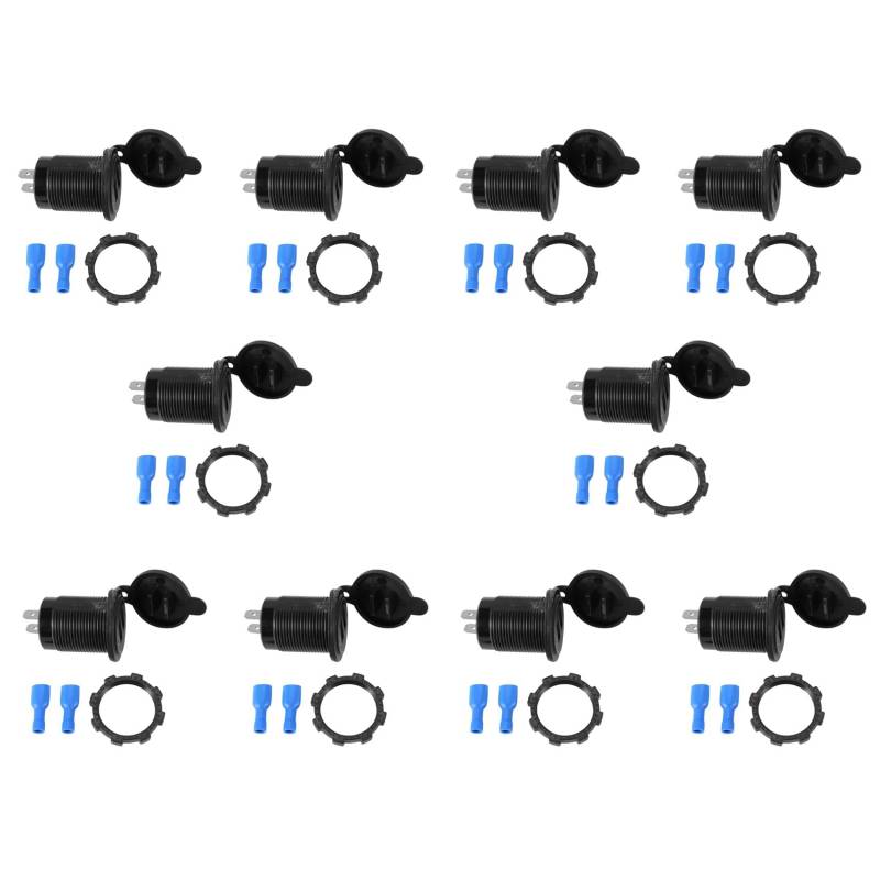 Tynmoel 10X 5 V 4.8A Dual USB Ladegerät Buchse Adapter Dose für 12 V 24 V Auto Schiff Rv von Tynmoel