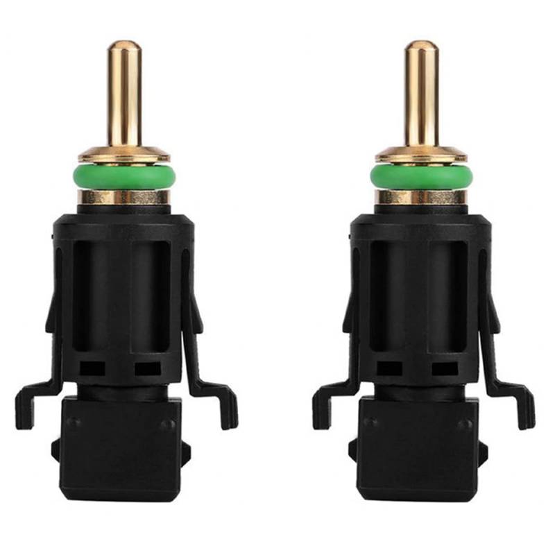 Tynmoel 2X 2Pin Auto Kühlmitteltemperatursensor Schalter 13621433077 für E46 E90 E39 E60 E38 E70 X3 X5 Z4 von Tynmoel