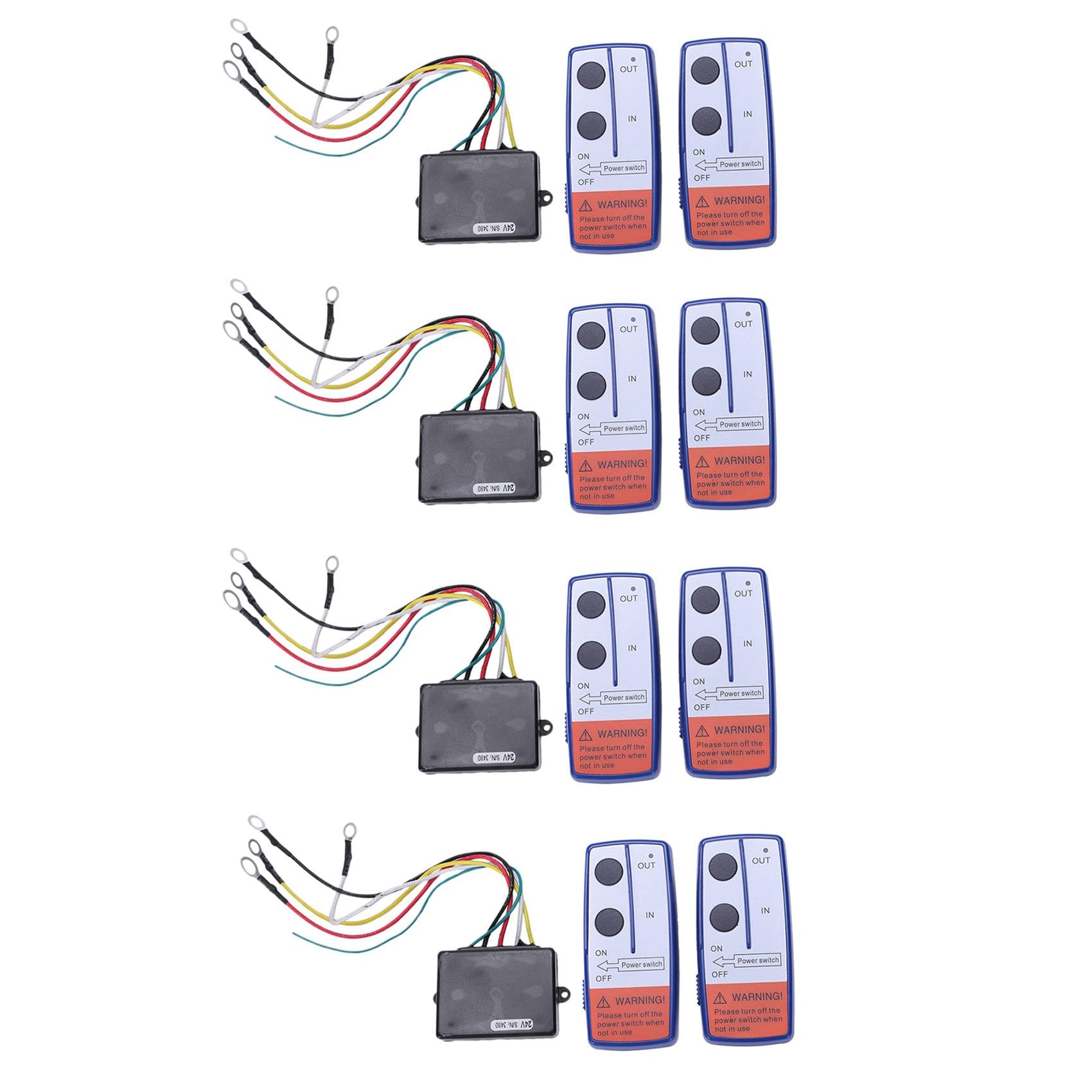 Tynmoel 8X WIEDERHERSTELLUNG Wireless Winde Fernbedienung ATV 24V 24 Volt von Tynmoel