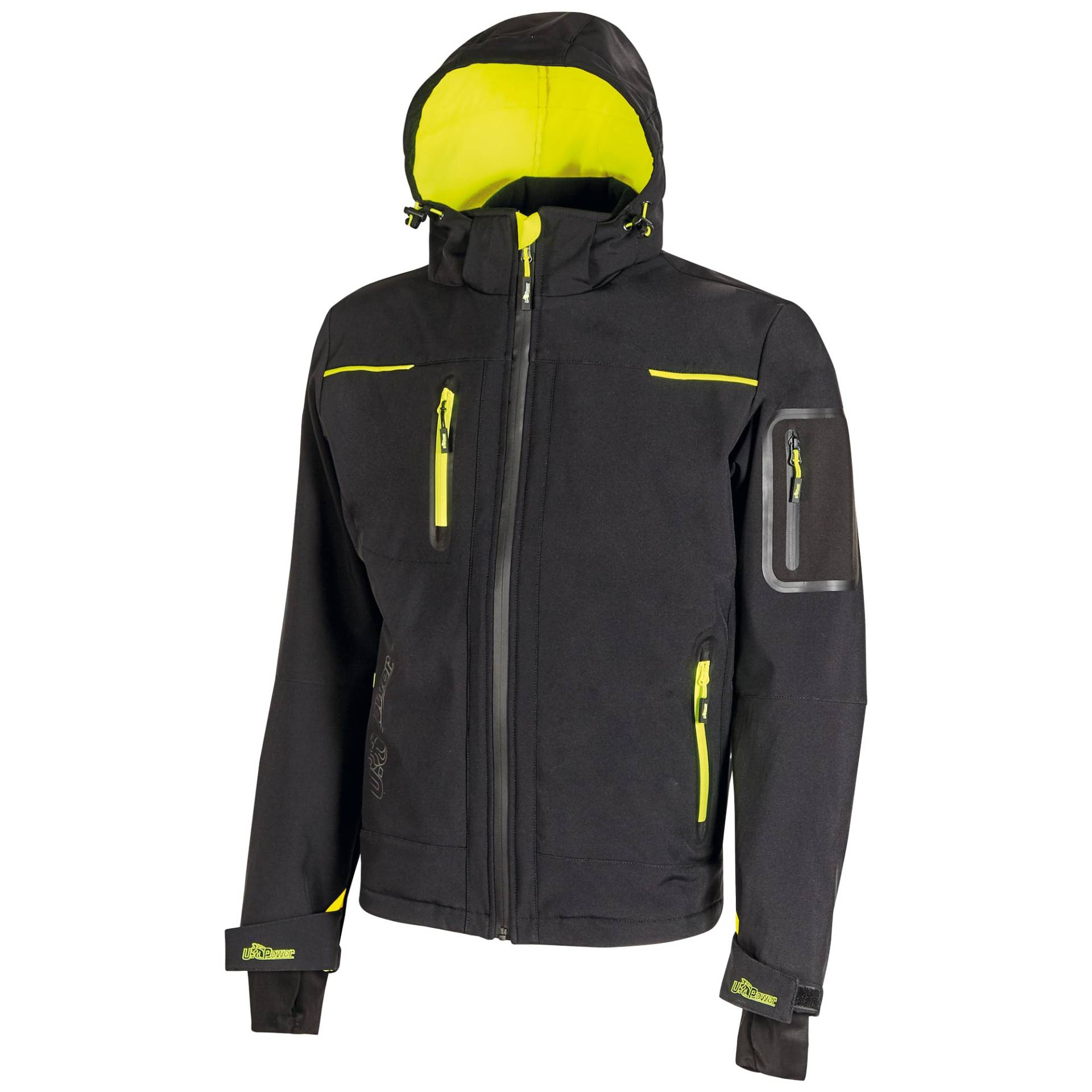 U-Power - Veste Softshell de Travail imperméable Noire Space S Noir von U Power