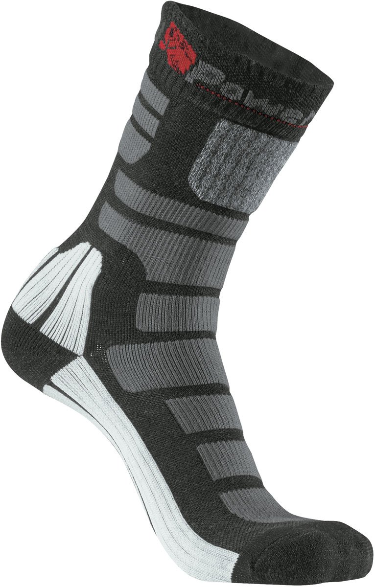 U-Power AIR Socken, lässige Arbeitskleidung, bequem, atmungsaktiv, schweißabweisend, gepolsterter Fuß, mit Stretch-Unterstützung, zum Laufen, Gehen, Training - Black Carbon S von U Power