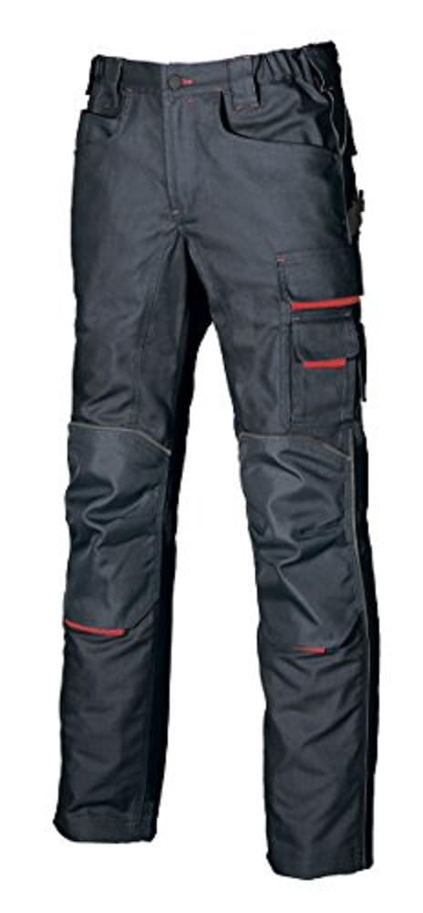 U-Power FREE, Herrenhose, Cargohose mit mehreren Taschen, Kniepolstertaschen, abnehmbare Oberschenkeltasche, bequemer Stoff, elastischer Einsatz, strapazierfähige Oberbekleidung - Deep Blue 52 von U Power