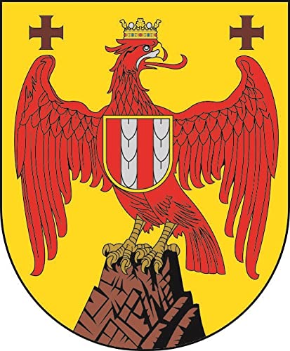 U24 Aufkleber Burgenland Wappen 9 x 11 cm Autoaufkleber Sticker Konturschnitt von U24