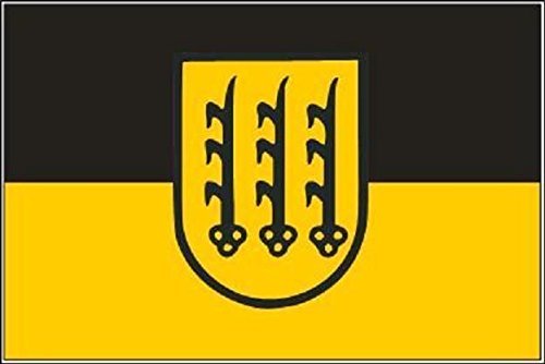 U24 Aufkleber Crailsheim Flagge Fahne 8 x 5 cm Autoaufkleber Sticker von U24