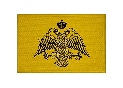 U24 Aufnäher Grieschisch Orthodoxe Kirche Fahne Flagge Aufbügler Patch 9 x 6 cm von U24