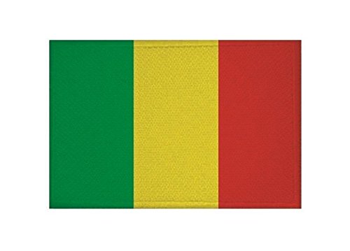 U24 Aufnäher Mali Fahne Flagge Aufbügler Patch 9 x 6 cm von U24