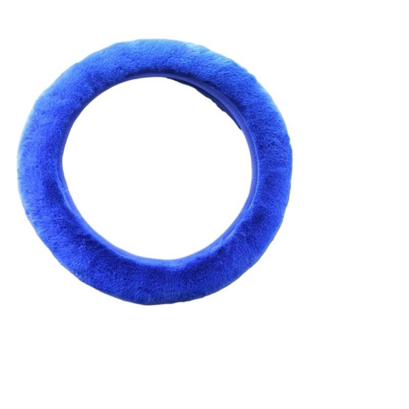 Auto-Lenkradbezug, Warmer Winter-Auto-Handbrems-Schalthebelbezug, Lenkradbezug, 38 cm Lenkradbezug Winter(Blue 1) von UALXPAO