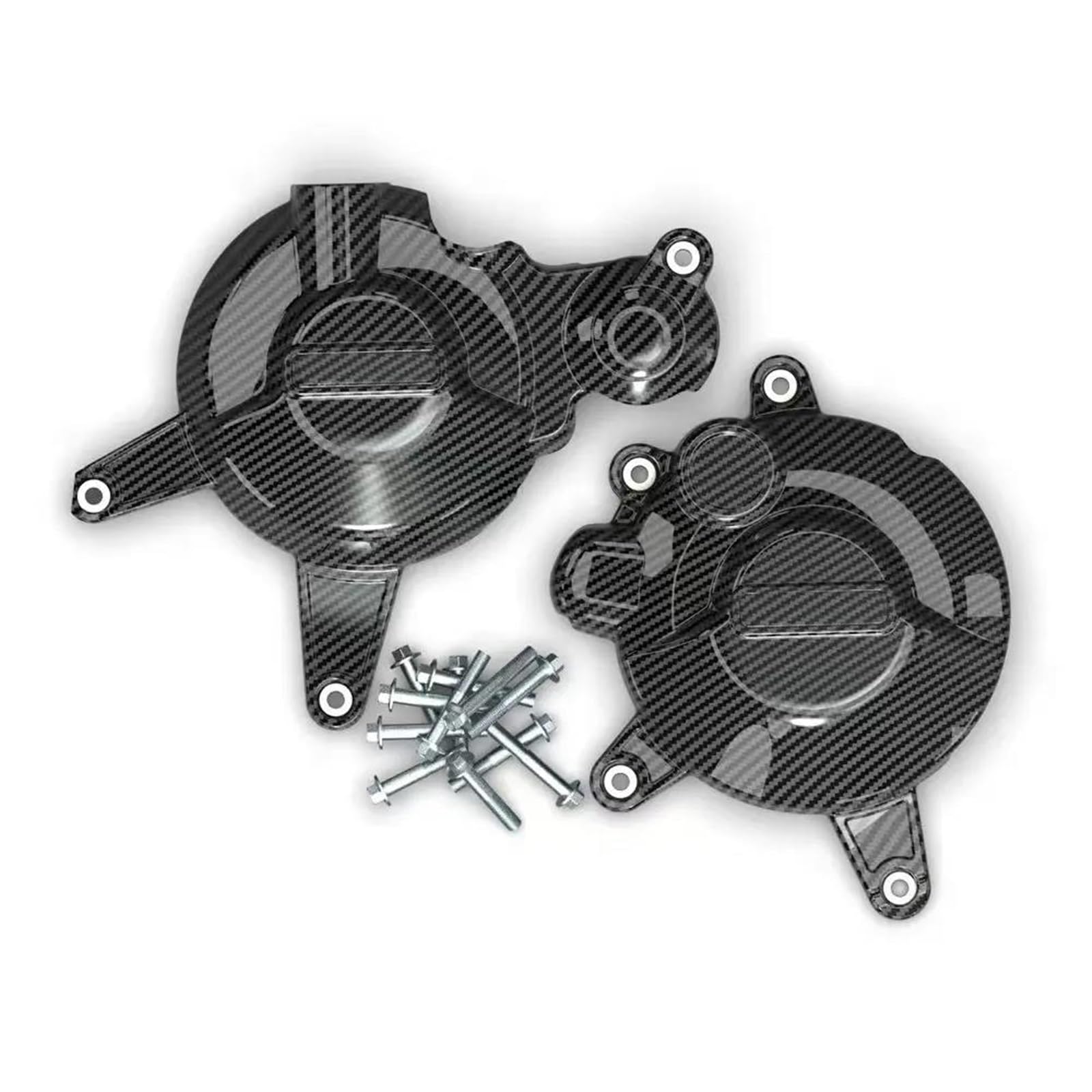 Motorrad-Schutzgehäuse für Suzuki GSX-R125 S125 R150 S150 2016 2017 2018 2019 2020 2021 2022 2023 Motorschutzabdeckung Motorschutz-Set (Carbon-Textur) von UANGLI