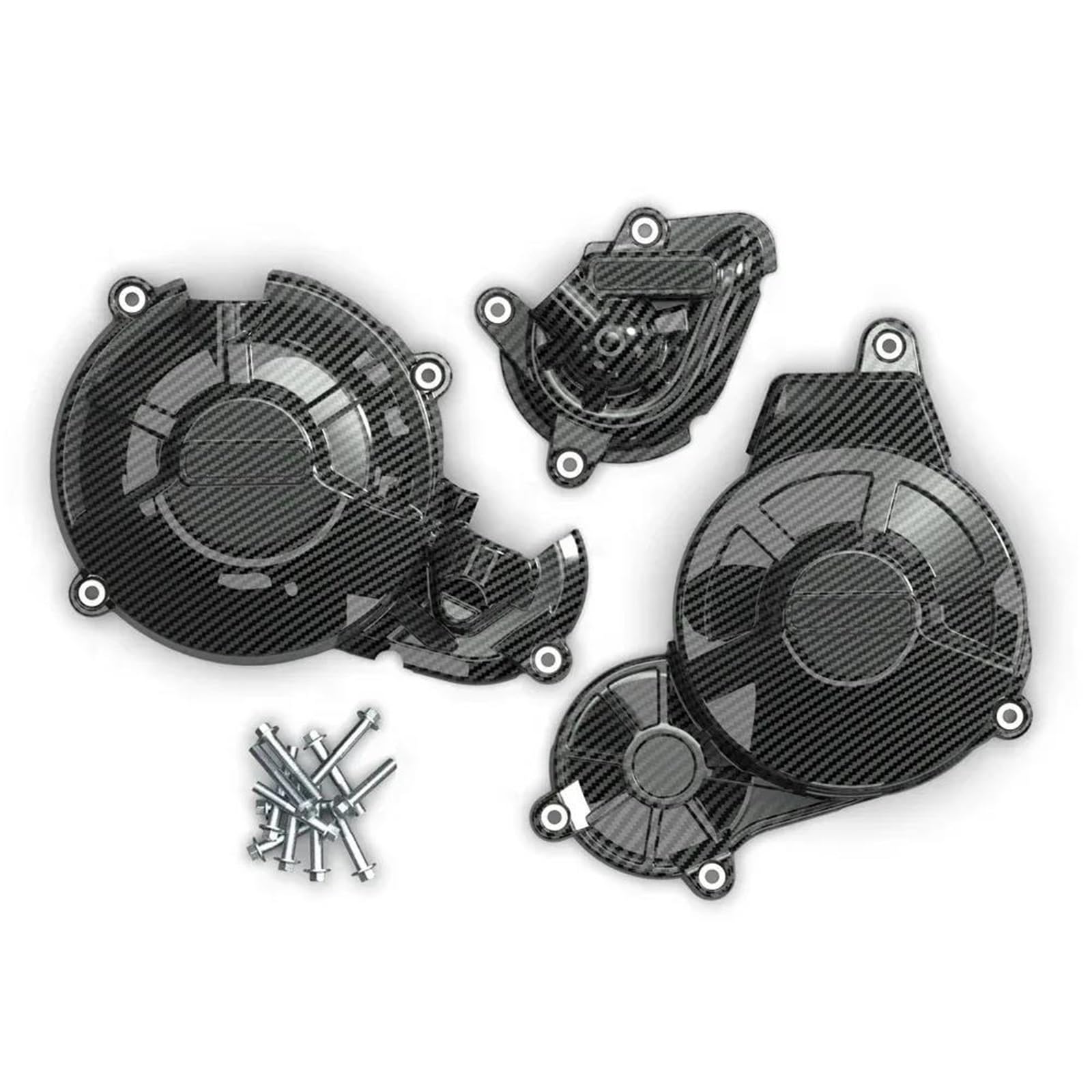 Motorschutzabdeckung für Aprilia Tuono 660 2021–2023 RS660 2021–2023 Motorrad-Kupplungsschutzabdeckungs-Set, Motorschutz-Set (Carbon-Textur) von UANGLI