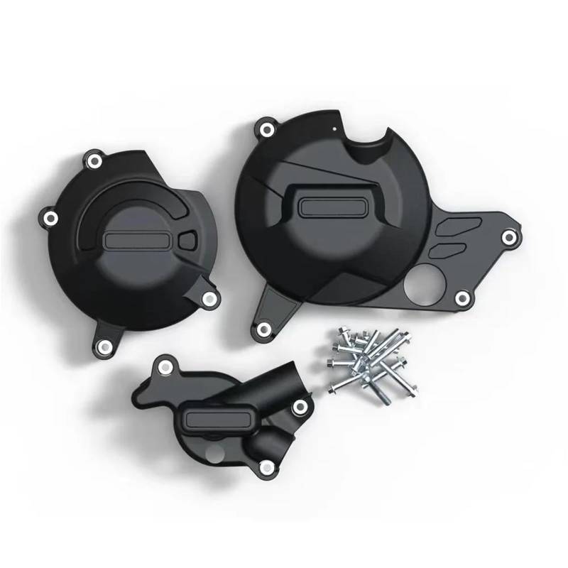 Motorschutzabdeckung für Suzuki SV650 SV 650 2015-2023 SV650 X 2018-2023 DL650 für V-Strom 2017-2023 Kupplungsschutz-Set Motorschutz-Set (schwarz) von UANGLI