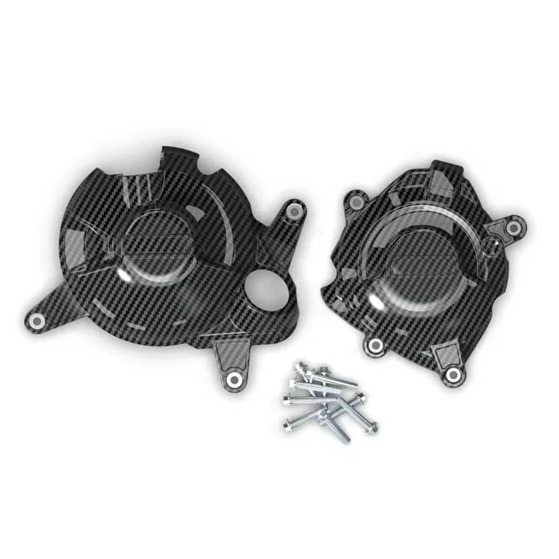 Motorschutzabdeckung für Yamaha R3 MT-03 2023–2024 Motorschutzabdeckung Motorschutz-Set (Carbon-Textur) von UANGLI