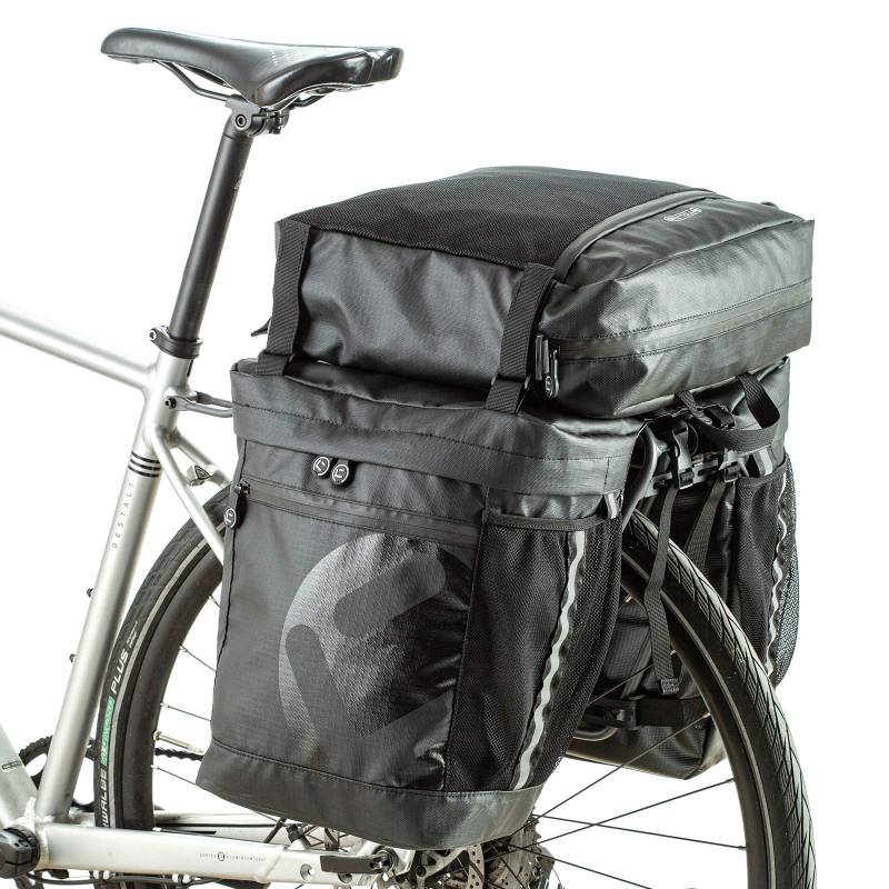 UBORSE Fahrrad Gepäckträgertasche 3in1 Wasserdicht Multifunktional Fahrradtasche Rücksitz für Gepäckträger Groß Fahrradpacktasche Hinten mit Regenschutz Schultergurt Satteltasche Reisetasche von UBORSE