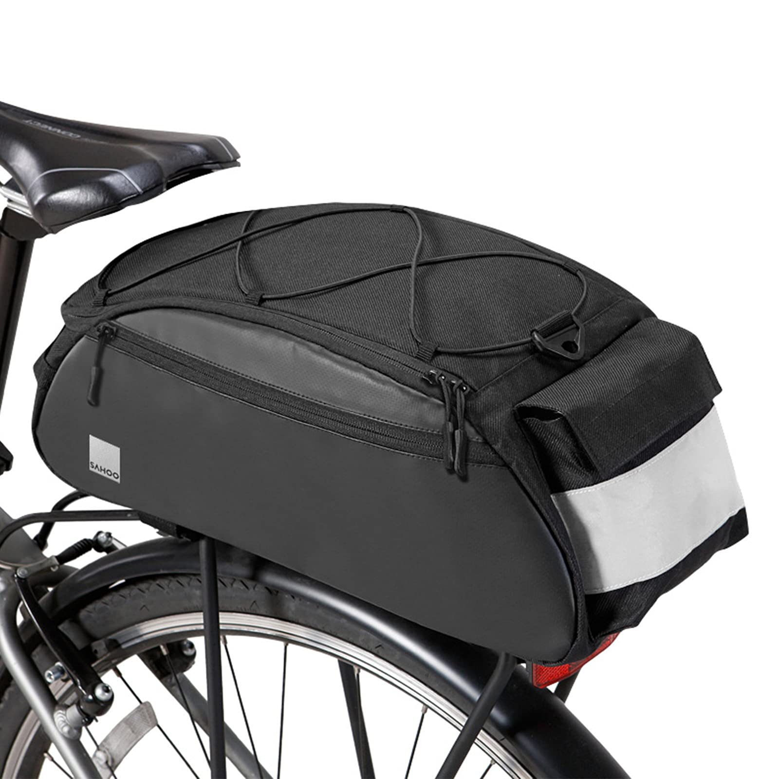 UBORSE Gepäckträgertasche für Fahrrad Wasserdicht Fahrradtasche Gepäckträger 10L Fahrradpacktasche mit Schultergurt Transporttasche für Pendlerreisen Radzubehör von UBORSE