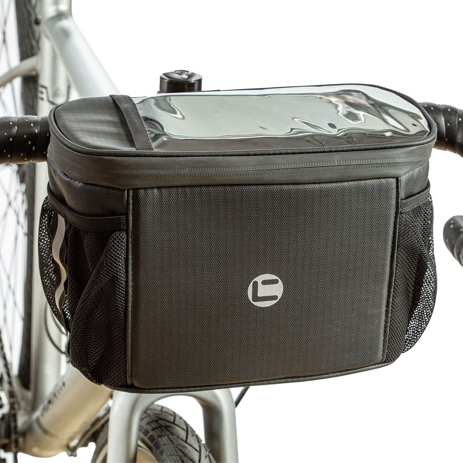 UBORSE Lenkertasche Fahrrad 4L Fahrradtasche Vorne Wasserdicht Fahrrad Lenkertasche mit Touchscreen Rahmentasche Isolierte Stammkühltasche Radzubehör für MTB Rennrad Radfahren Pendeln von UBORSE