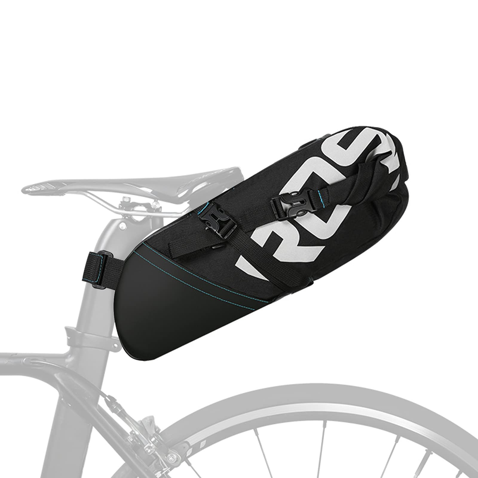 UBORSE Satteltaschen für Fahrrad 10L Fahrradtasche Sattel Wasserdicht Satteltasche Mountainbike Fahrradsitz Rennrad Tasche Werkzeugtasche Fahrradzubehör Radfahren Sport Pendeln von UBORSE