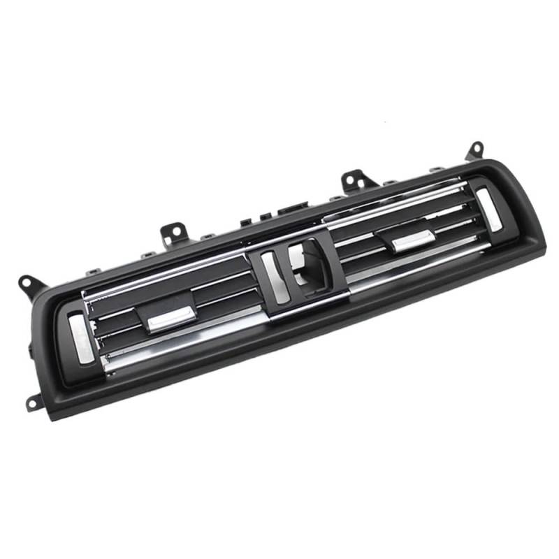 UEGVJIAS Auto Lüftungsschlitze Kompatibel mit 5 Series für F10 F11 F18 520i 523i 2010–2017 64229166885 64229209136 vorderes Armaturenbrett, zentrale Konsole, Klimaanlagen-Entlüftung(Full-Chrome) von UEGVJIAS