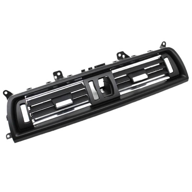 UEGVJIAS Auto Lüftungsschlitze Kompatibel mit 5 Series für F10 F11 F18 520i 523i 2010–2017 64229166885 64229209136 vorderes Armaturenbrett, zentrale Konsole, Klimaanlagen-Entlüftung(Semi-Chrome) von UEGVJIAS