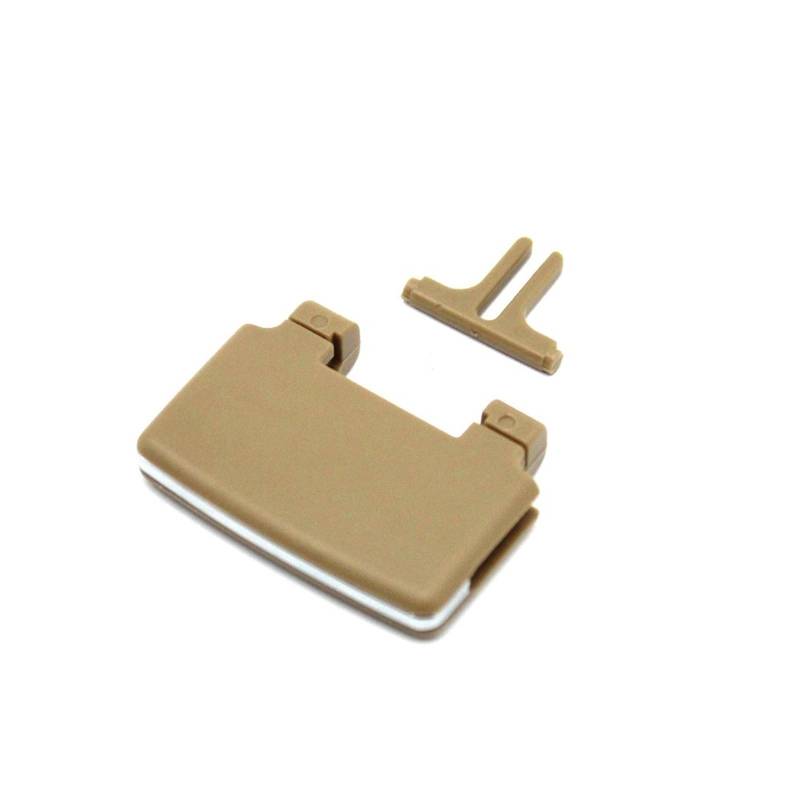 UEGVJIAS Auto Lüftungsschlitze Kompatibel mit Benz Für ML GL W164 X164 300 350 450 500 2007-2011 Auto vorne hinten Klimaanlage AC Vent Outlet Tab Clip Reparatursatz(Rear Beige 1pc) von UEGVJIAS