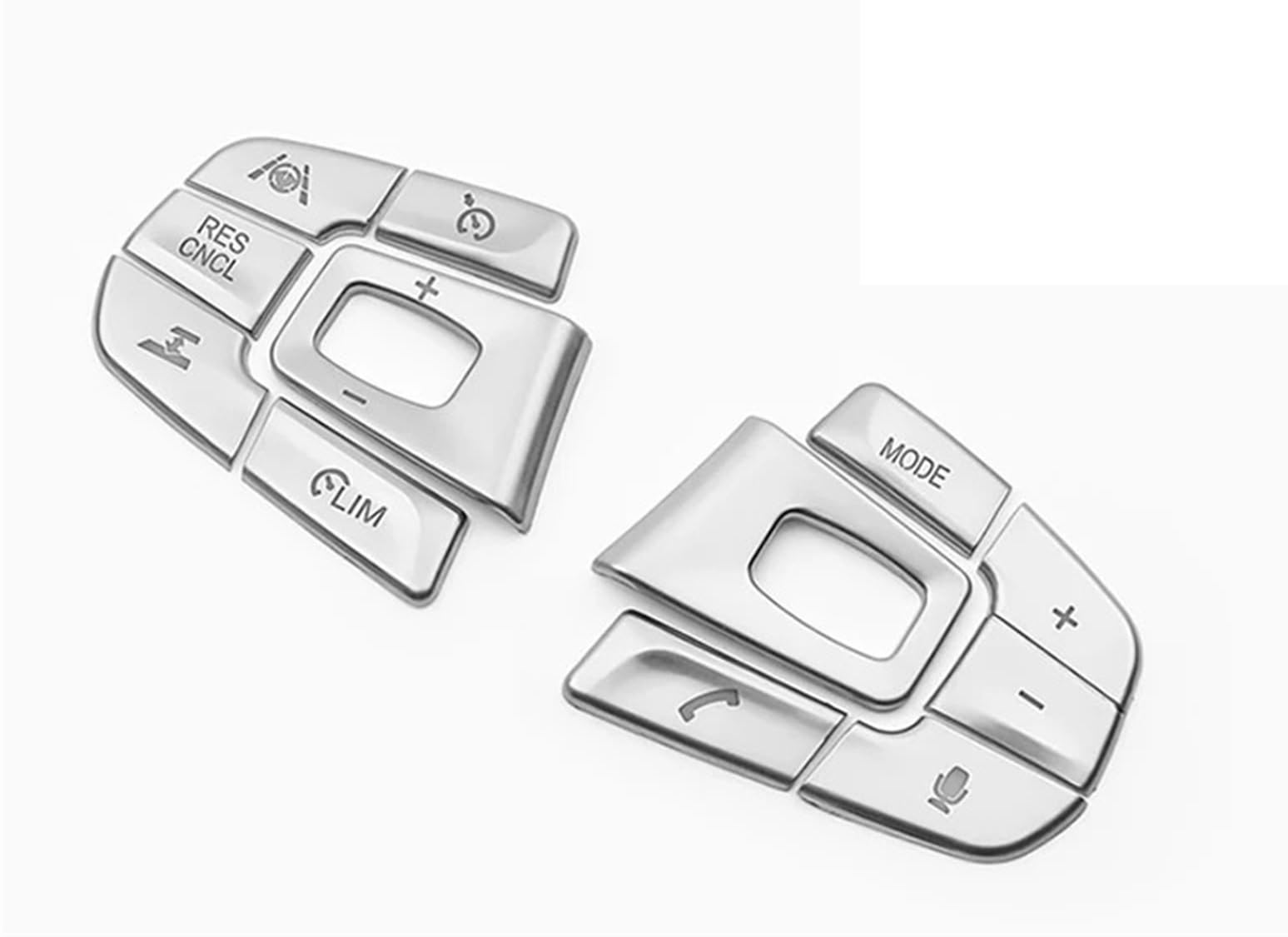 UEGVJIAS Autodekoration Kompatibel mit 5 6er G30 GT G32 2017–2021, Auto-Lenkrad-Tasten, Schalter, Dekorieren, Abdeckung, Verkleidung, Aufkleber, Innenzubehör(12pcs) von UEGVJIAS