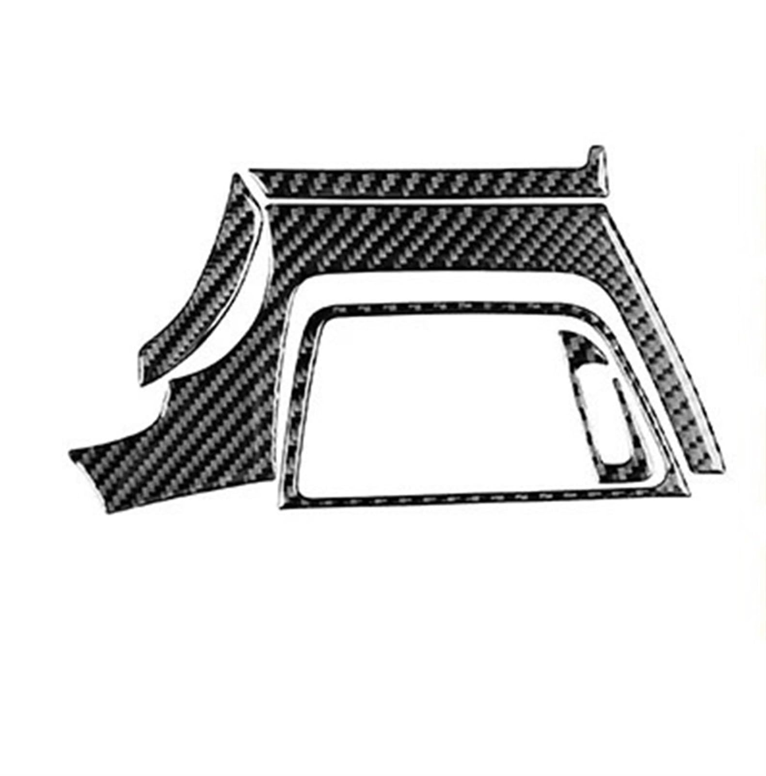 UEGVJIAS Autodekoration Kompatibel mit 6er M6 F12 F13 F06 2011–2018, Auto-Scheinwerferschalter, Luftauslass-Panel, Knopfrahmen, Kohlefaser-Aufkleber, Verkleidung(15) von UEGVJIAS