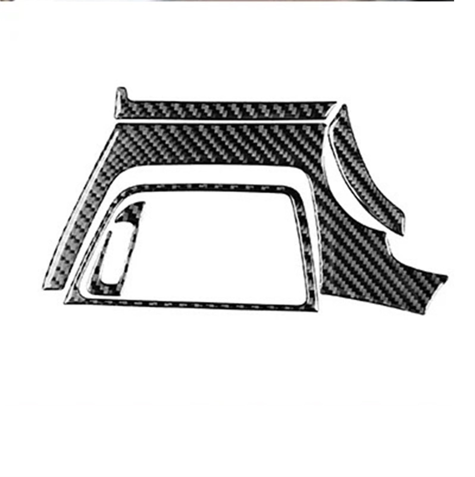 UEGVJIAS Autodekoration Kompatibel mit 6er M6 F12 F13 F06 2011–2018, Auto-Scheinwerferschalter, Luftauslass-Panel, Knopfrahmen, Kohlefaser-Aufkleber, Verkleidung(16) von UEGVJIAS