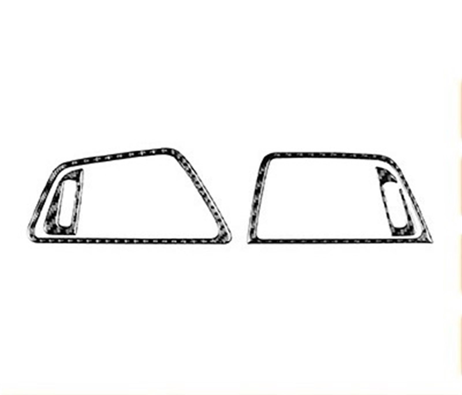 UEGVJIAS Autodekoration Kompatibel mit 6er M6 F12 F13 F06 2011–2018, Auto-Scheinwerferschalter, Luftauslass-Panel, Knopfrahmen, Kohlefaser-Aufkleber, Verkleidung(22) von UEGVJIAS