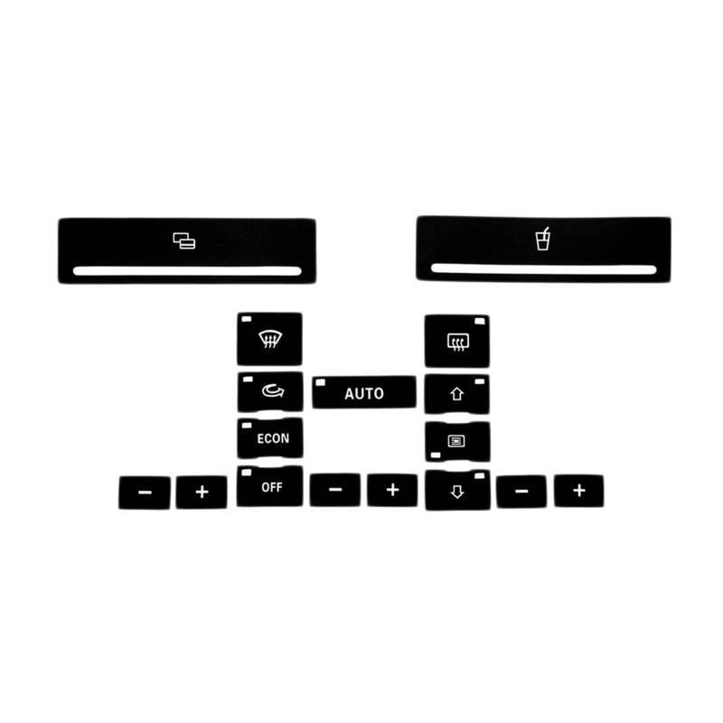 UEGVJIAS Autodekoration Kompatibel mit A6 C5 4B 1998 1999 2000 2001–2004. Auto-Mittelkonsolen-Tasten-Reparaturaufkleber, Abdeckung, Zieraufkleber, Getränkehalter-Schalter(Type B) von UEGVJIAS