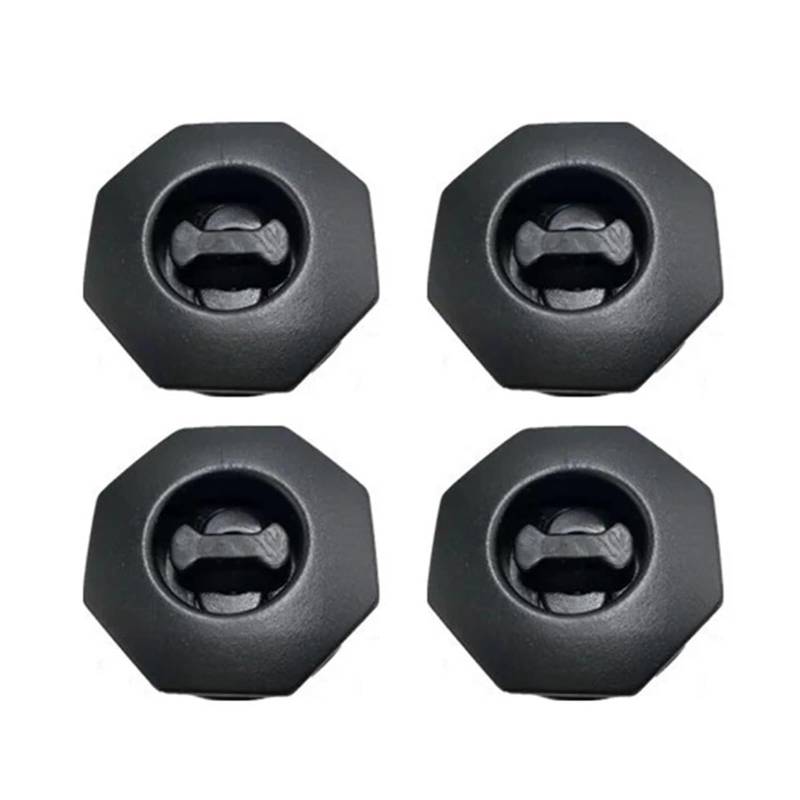 UEGVJIAS Autofußmatten 4 Stück Universal Abnehmbare Auto-Bodenmatte Anti-Rutsch-Cliphalter Ärmel Auto-Teppich-Befestigungsklemmen Innenausstattung Autozubehör(4Pcs Black) von UEGVJIAS