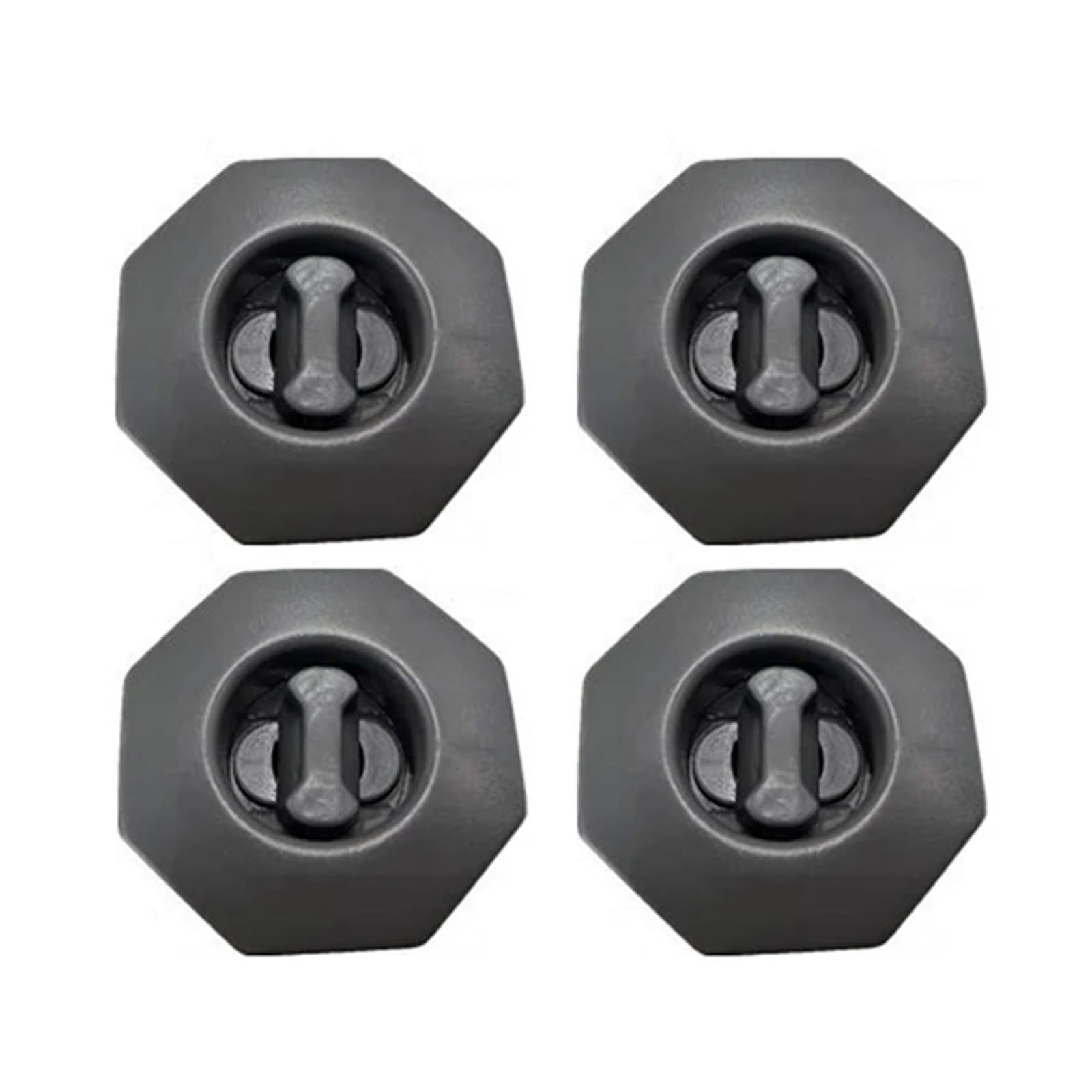 UEGVJIAS Autofußmatten 4 Stück Universal Abnehmbare Auto-Bodenmatte Anti-Rutsch-Cliphalter Ärmel Auto-Teppich-Befestigungsklemmen Innenausstattung Autozubehör(4Pcs Gray) von UEGVJIAS