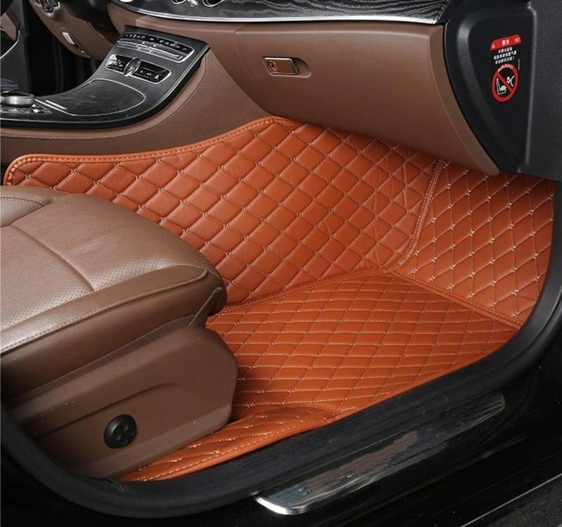 UEGVJIAS Autofußmatten Kompatibel mit Mini für Cooper R56 2007–2010 benutzerdefinierte PU-Auto-Fußmatten Innenteppiche Fußpolster 1 Stück(Passenger Mat-11) von UEGVJIAS