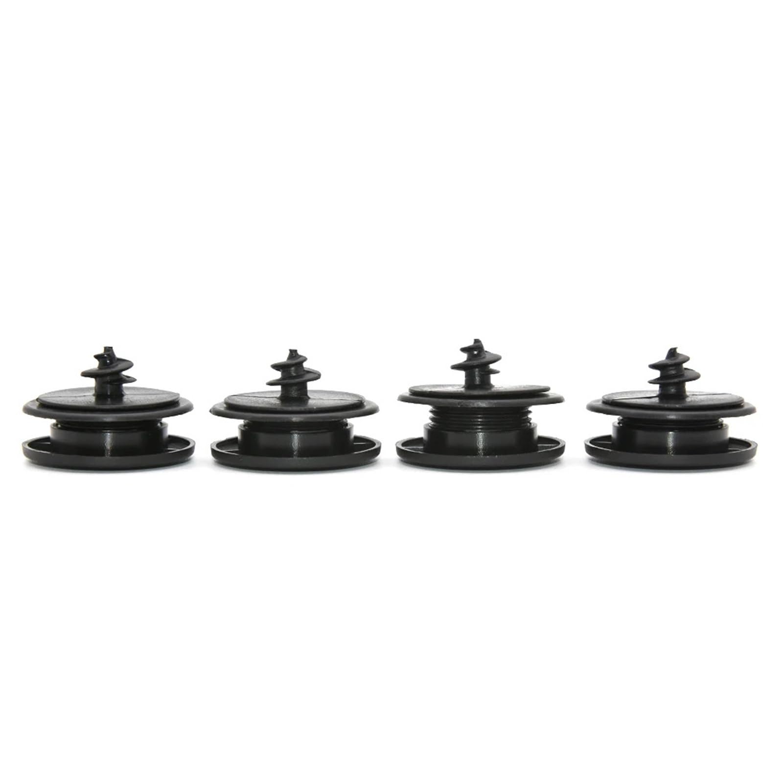 UEGVJIAS Autofußmatten Universal Auto Bodenmatte Clips Halter 4PCS Griffe Teppich Befestigungs Klemmen Schnallen Anti Skid Verschluss Retainer Resistant Schwarz von UEGVJIAS