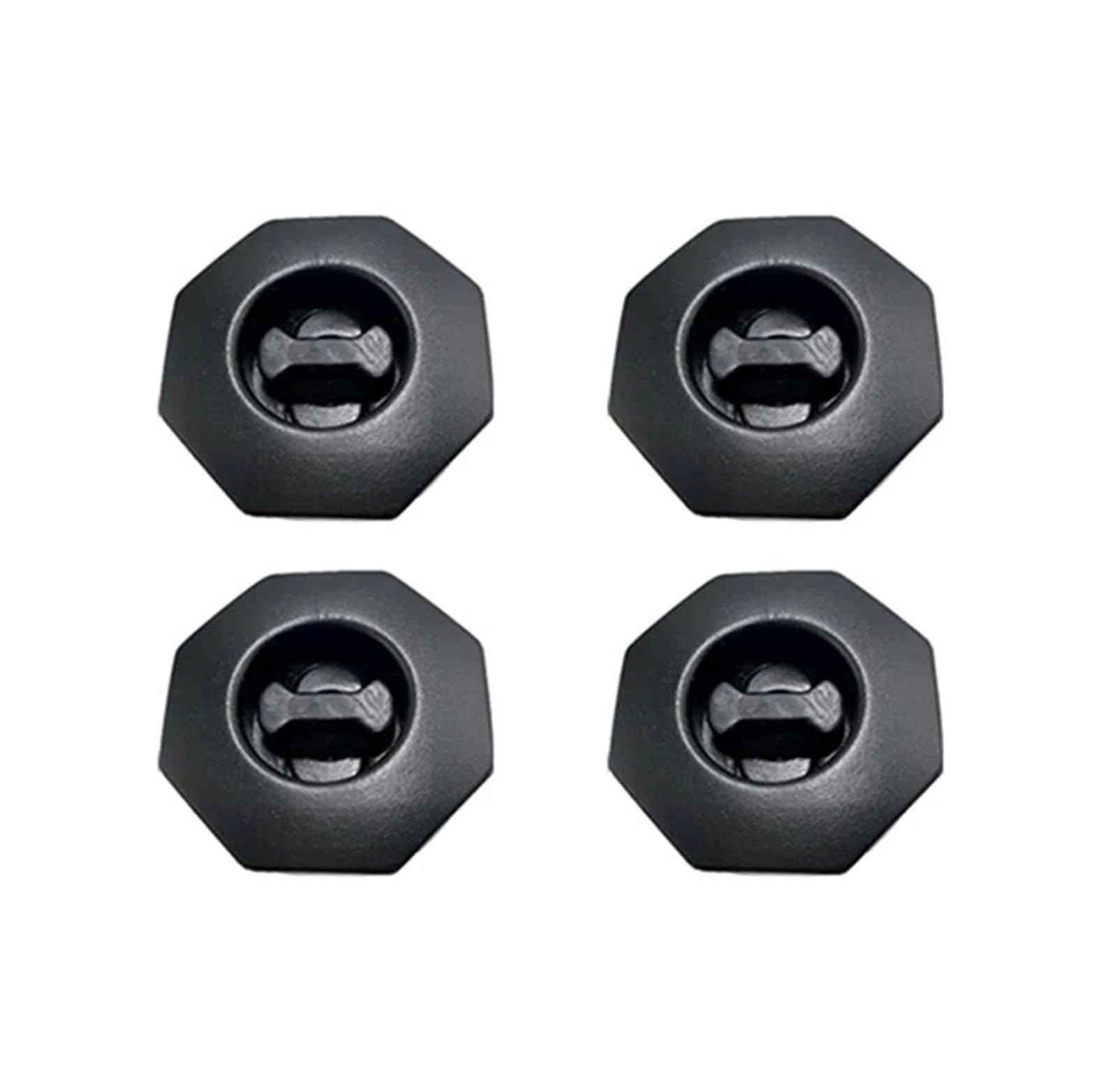 UEGVJIAS Autofußmatten Universal Auto Kofferraum Bodenmatte Clip Teppich Befestigungsklemme Schnalle Haken Verschluss Halter Widerstandsfähige Teile Anti-Rutsch-Halter Drehbar(4 pcs Black) von UEGVJIAS