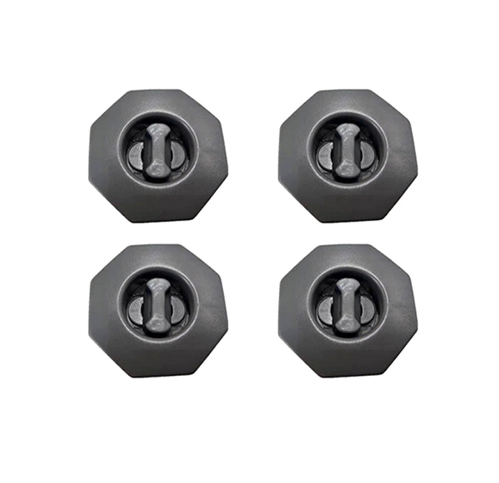 UEGVJIAS Autofußmatten Universal Auto Kofferraum Bodenmatte Clip Teppich Befestigungsklemme Schnalle Haken Verschluss Halter Widerstandsfähige Teile Anti-Rutsch-Halter Drehbar(4 pcs Grey) von UEGVJIAS