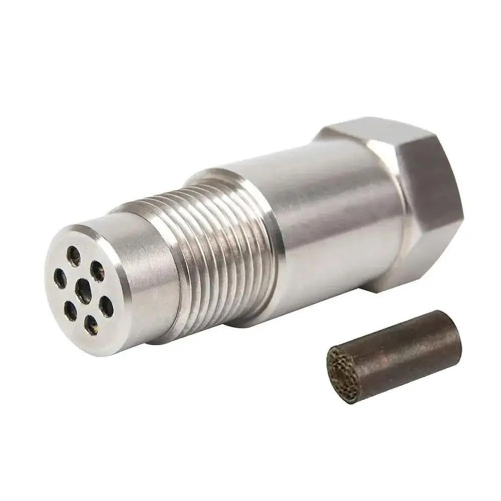 UEGVJIAS Kfz-Sauerstoffsensor Universal Verlängerung Filter Sauerstoff O2 Sensor Stecker Extender Spacer Innengewinde M18 * 1,5 Edelstahl Adapter Auto Teile von UEGVJIAS