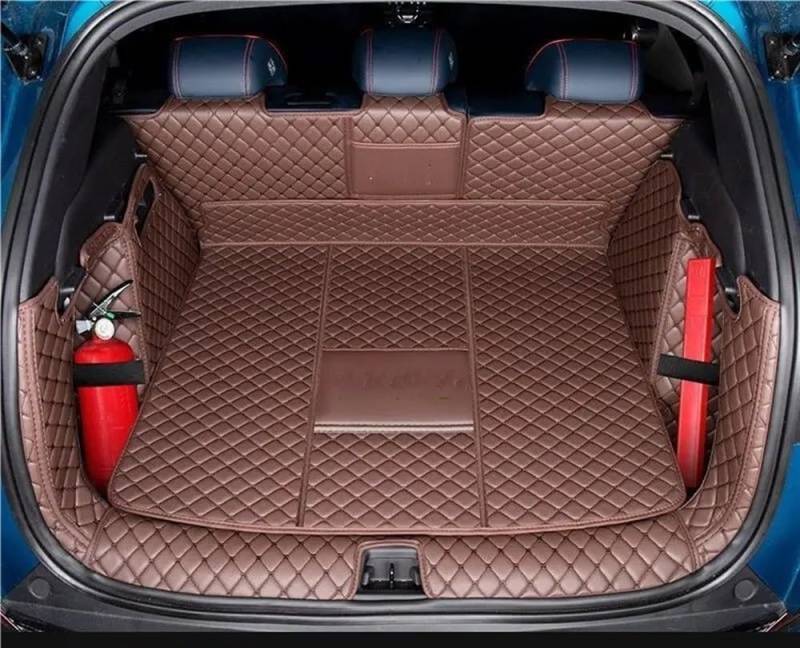 UEGVJIAS Kompatibel mit BYD Für Atto 3 EV Für Yuan Puls 2023 2024 Zubehör Kofferraum Matte PU wasserdichte Pads Innen Cargo Liner Auto Styling Heckklappenmatte(2) von UEGVJIAS