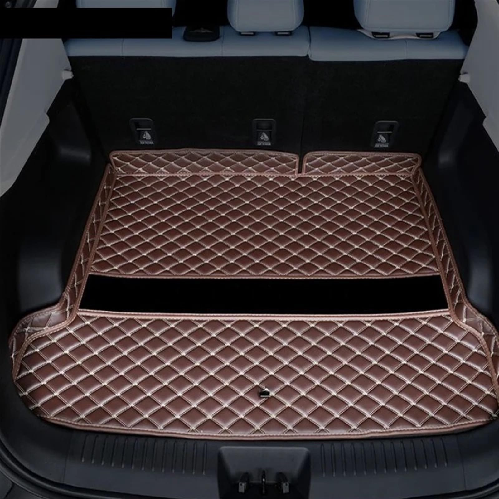 UEGVJIAS Kompatibel mit Chery für Omoda C5 FX 2022 2023 Custom Kofferraummatten Leder Langlebige Cargo Liner Kofferraumteppiche Innenabdeckung Autozubehör Heckklappenmatte(1,B) von UEGVJIAS