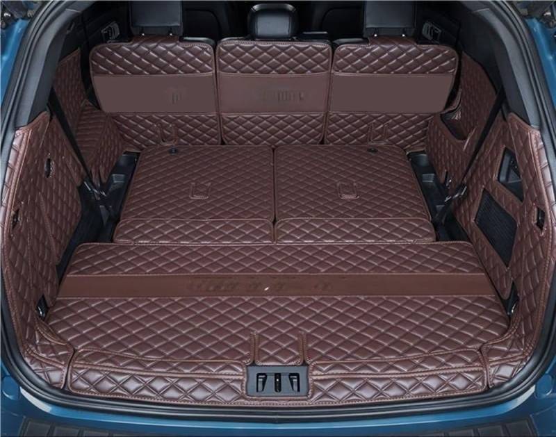 UEGVJIAS Kompatibel mit Ford Für Explorer 2011 2012 2013 2014–2019, Kofferraummatte, Cargo-Liner, Kofferraum-Teppichschutz, Innenzubehör-Abdeckung Heckklappenmatte(3,7 Seat) von UEGVJIAS