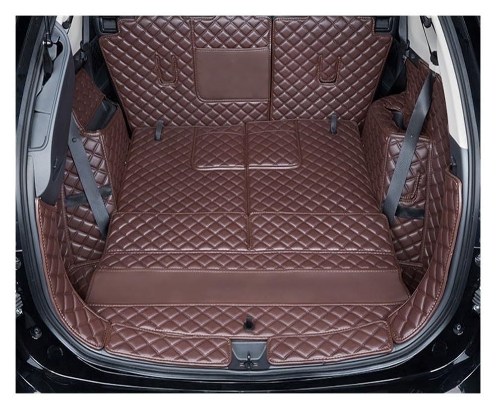 UEGVJIAS Kompatibel mit Mitsubishi für Outlander 2016 2017 2018 2019 2020 2021 Auto PU Kofferraummatte Teppich Kofferraum Teppiche Cargo Liner Matten Zubehör Heckklappenmatte(3) von UEGVJIAS