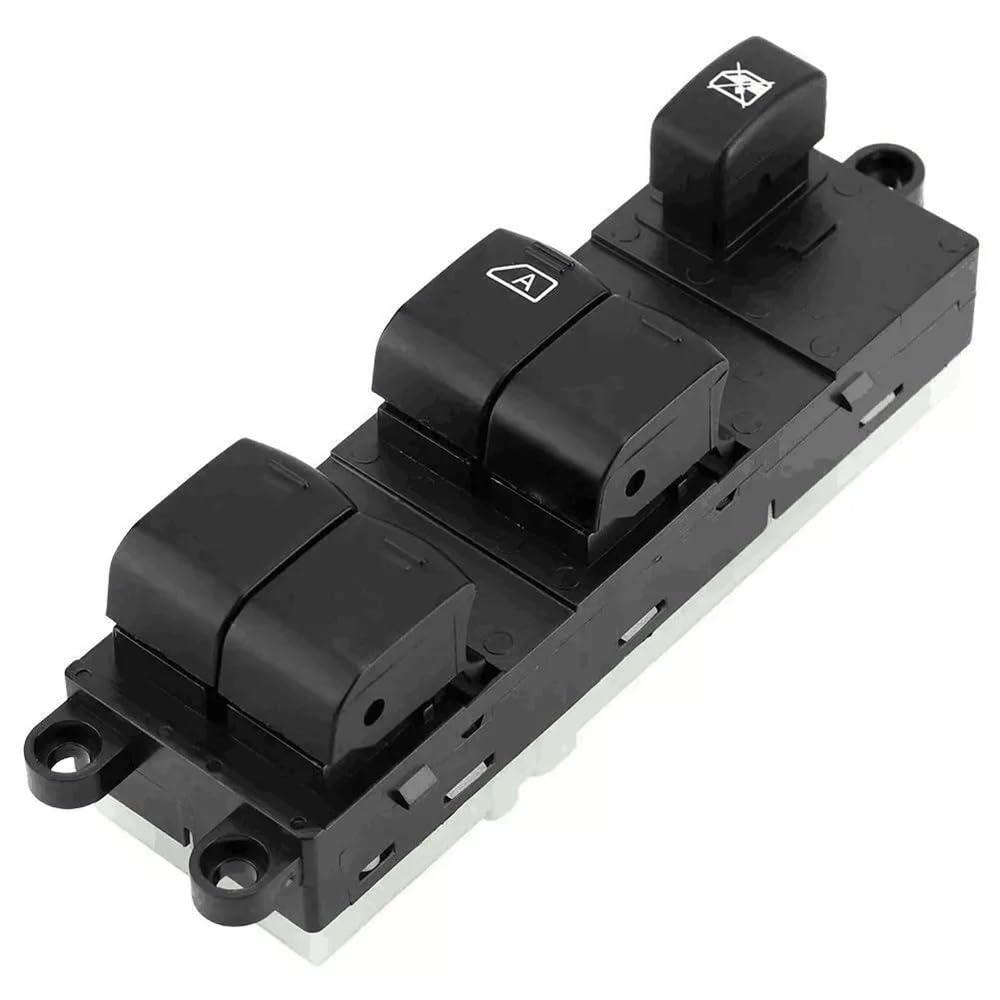 UEGVJIAS Kompatibel mit Nissan für Navara D40 2005–2016 elektrische Fensterheberschalter-Steuertaste 25401-BB65B 25401-BB60B 25401-4X01D 25401-4X00D Auto Schaltertaste von UEGVJIAS