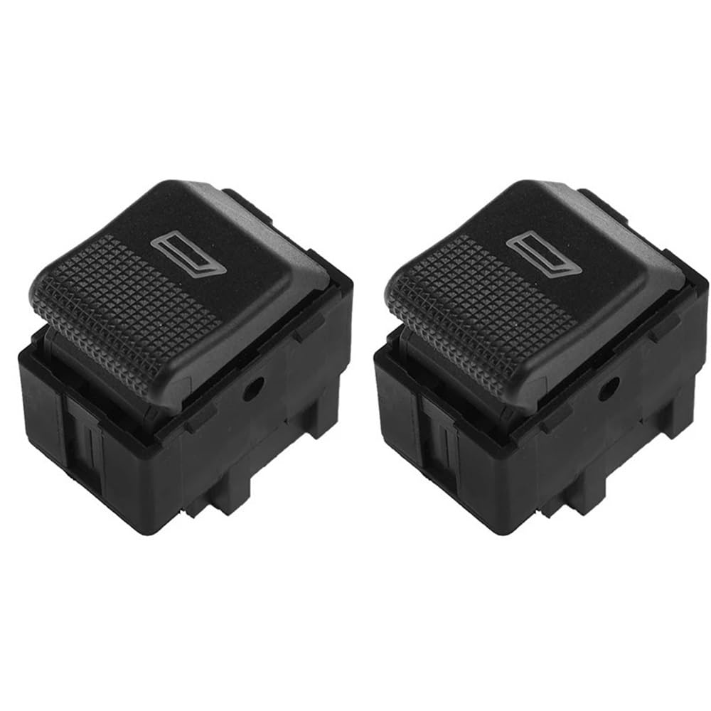 UEGVJIAS Kompatibel mit VW für Polo Hatcback 6N2 1999 2000 2001 6X0959855B elektrischer Fensterheber-Einzelschalter Auto Schaltertaste(2pcs) von UEGVJIAS