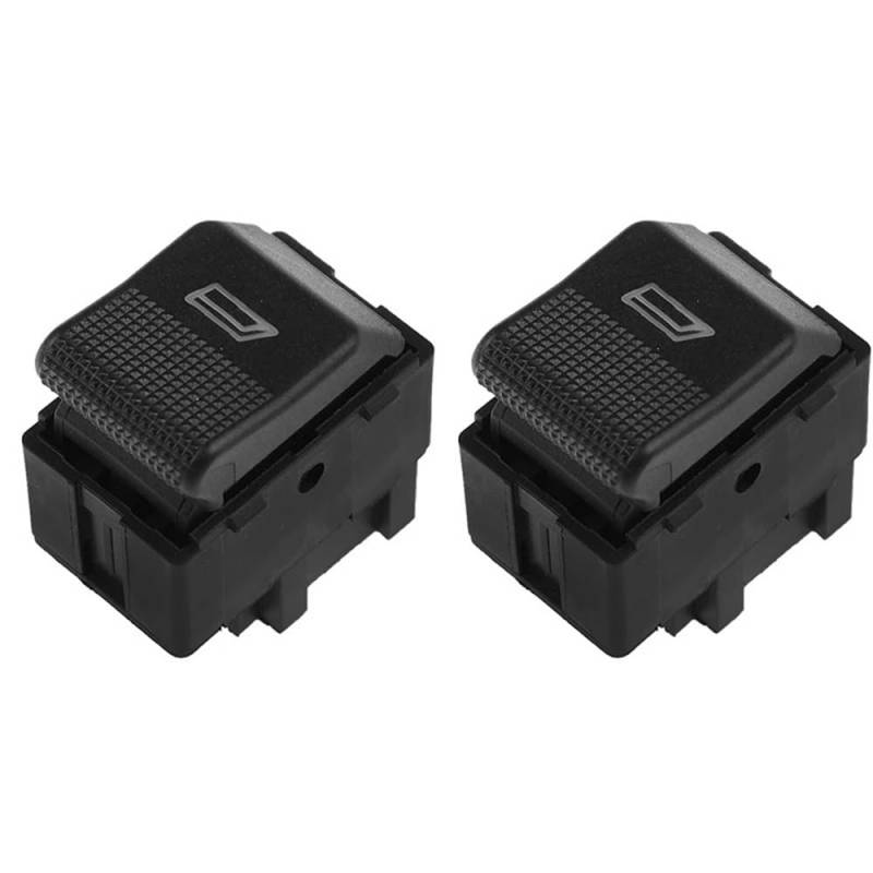 UEGVJIAS Kompatibel mit VW für Polo Hatcback 6N2 1999 2000 2001 6X0959855B elektrischer Fensterheber-Einzelschalter Auto Schaltertaste(2pcs) von UEGVJIAS