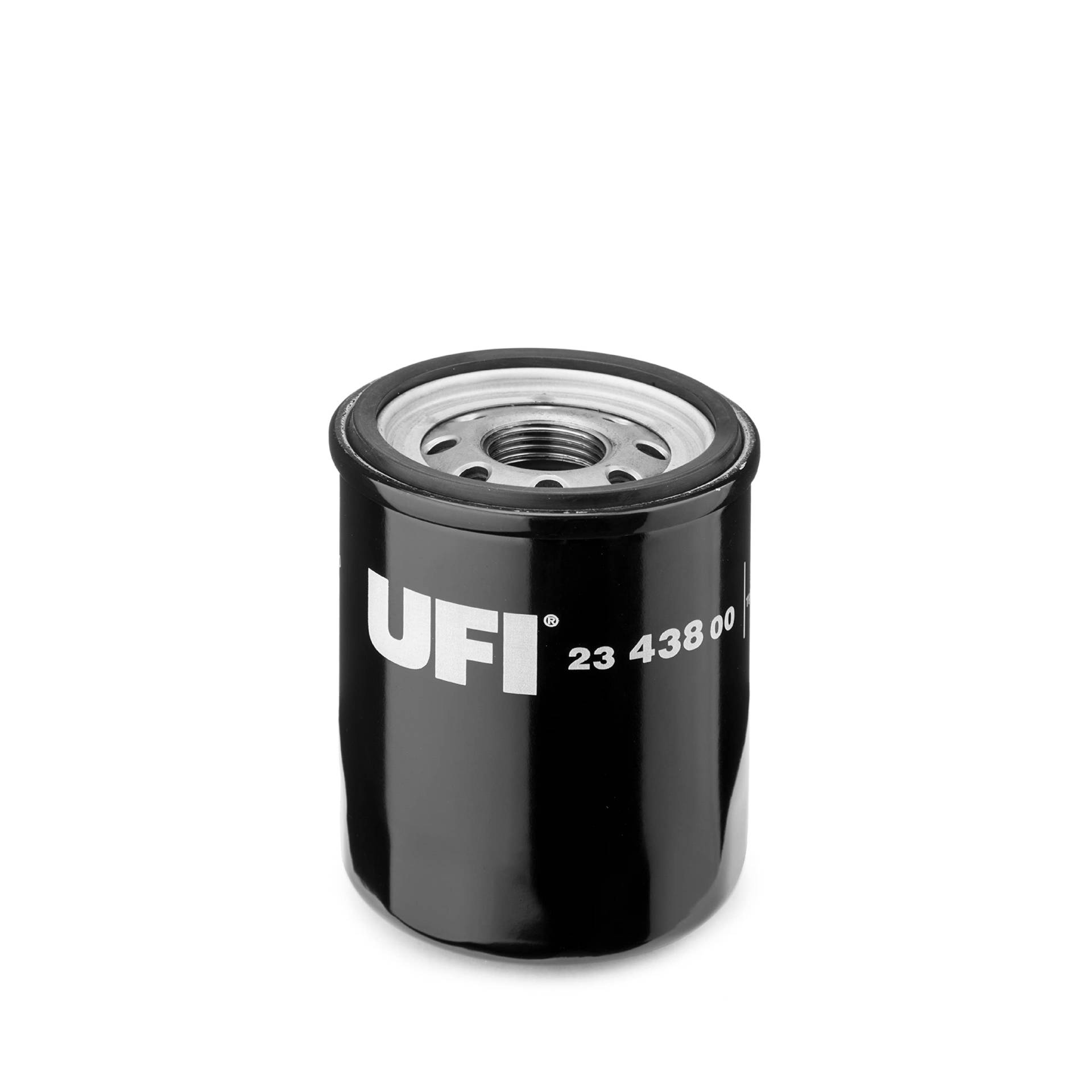 UFI Filters, Ölfilter 23.438.00, Ersatz-Ölfilter, Geeignet für Autos, Anwendbar auf verschiedene Modelle Alfa Romeo, Chrysler, Fiat, Ford, Lancia, Opel und Vauxhall von UFI