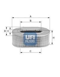 UFI Filters 27.071.00 Luftfilter für Autos von UFI